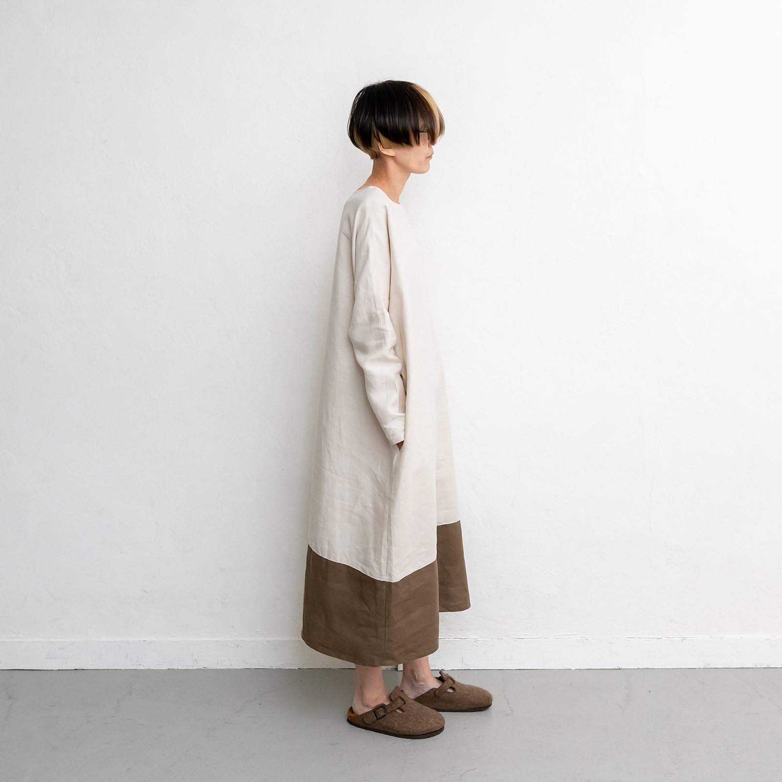 Linen - Mushroom x Khaki