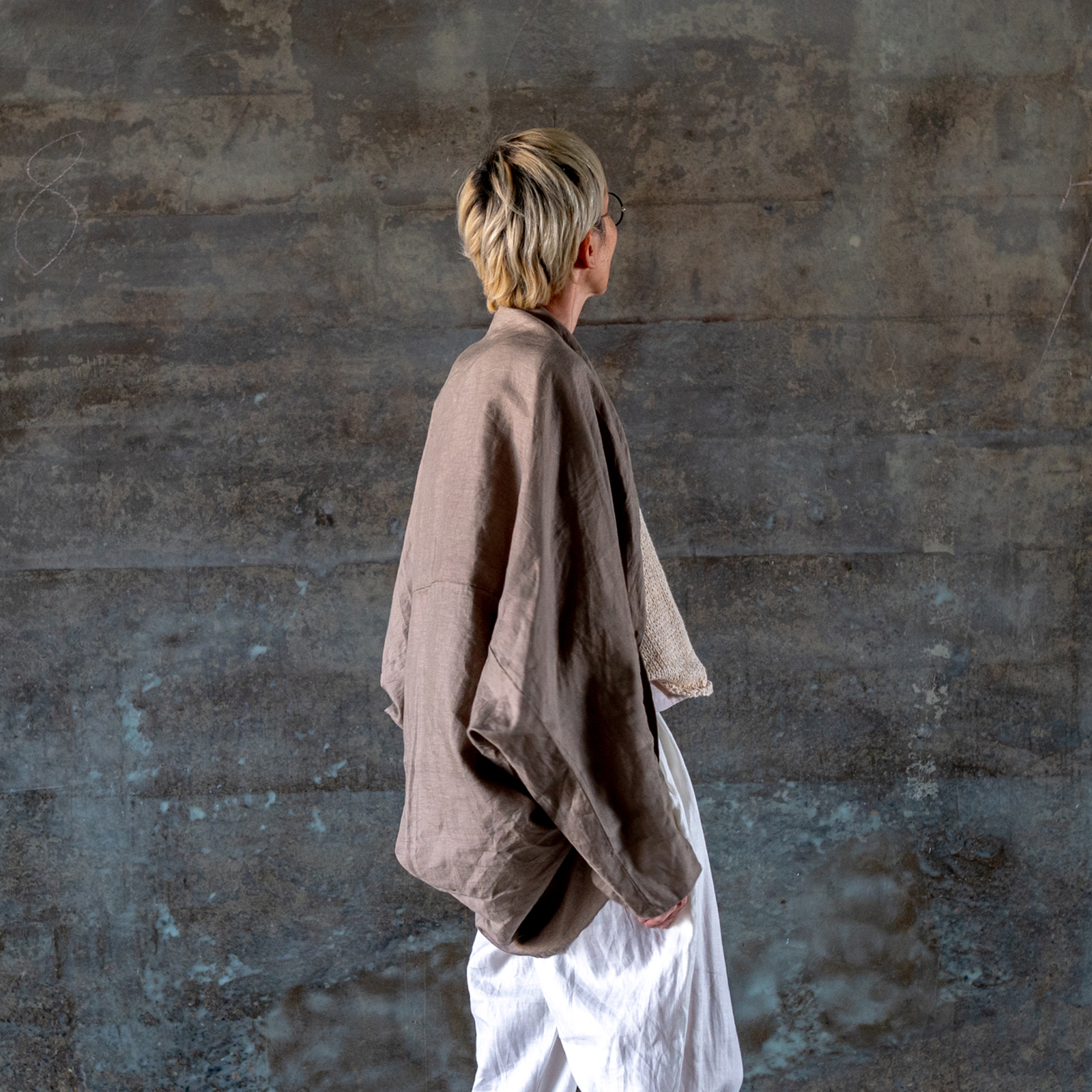 Wide / Linen - Taupe