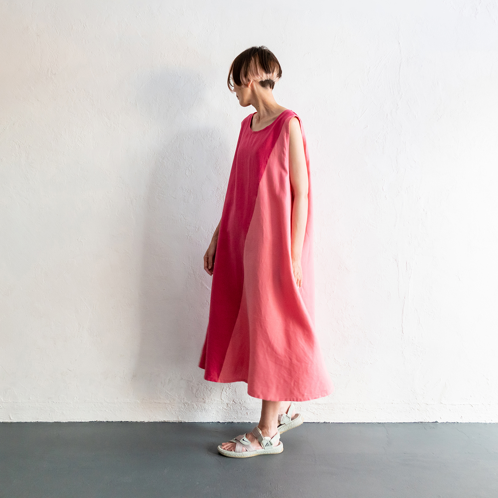 Linen - Old Rose Pink x Flower Pink