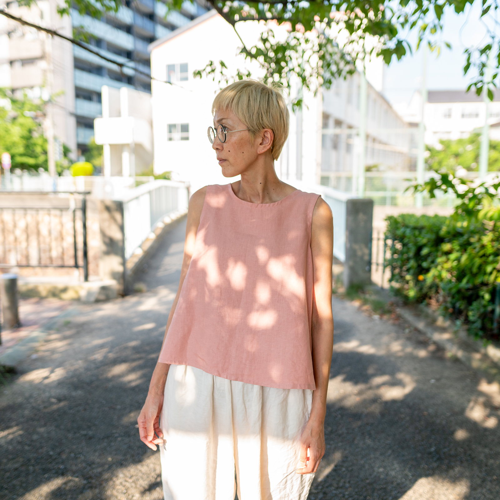 Linen - Cream Strawberry