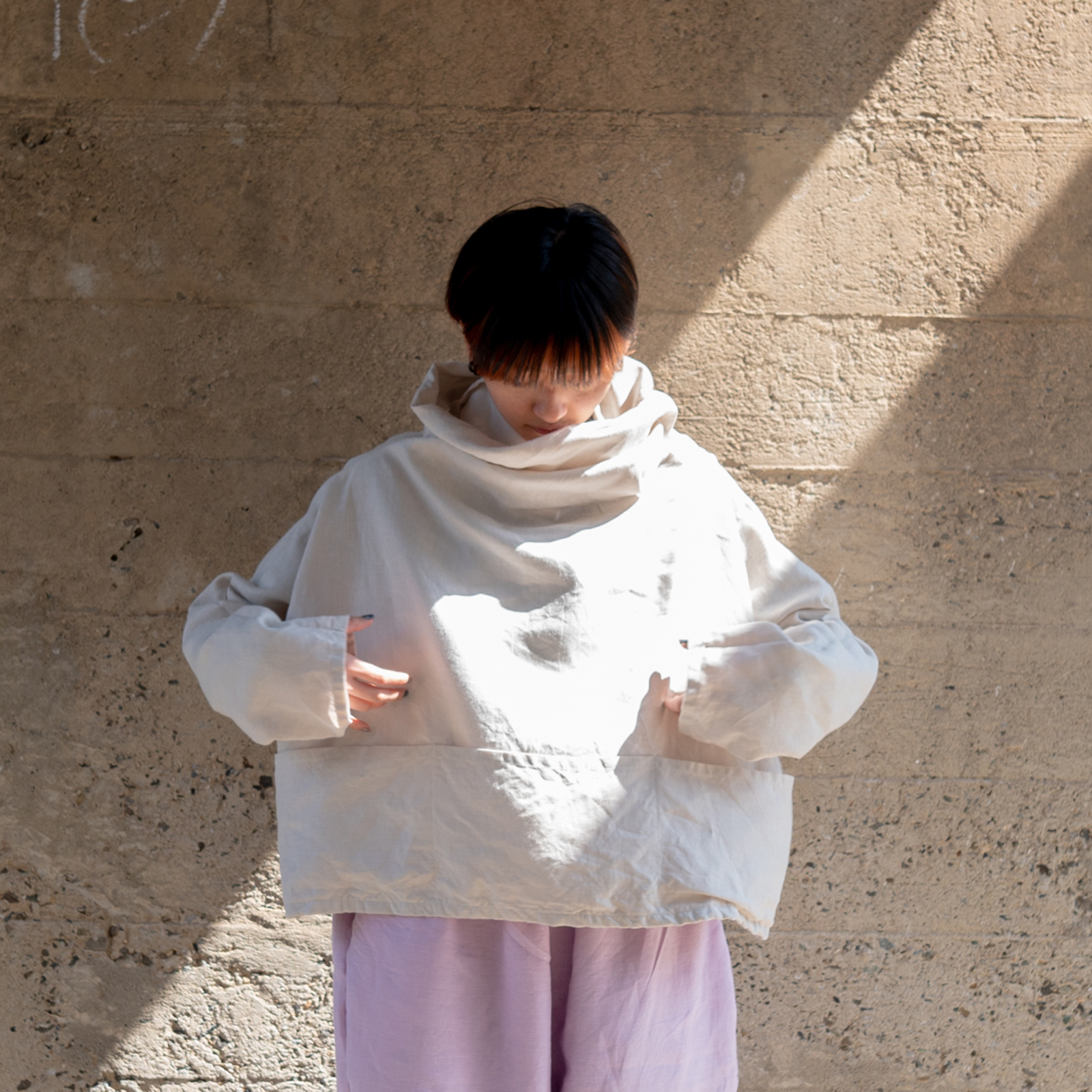 Short / Linen - Mushroom